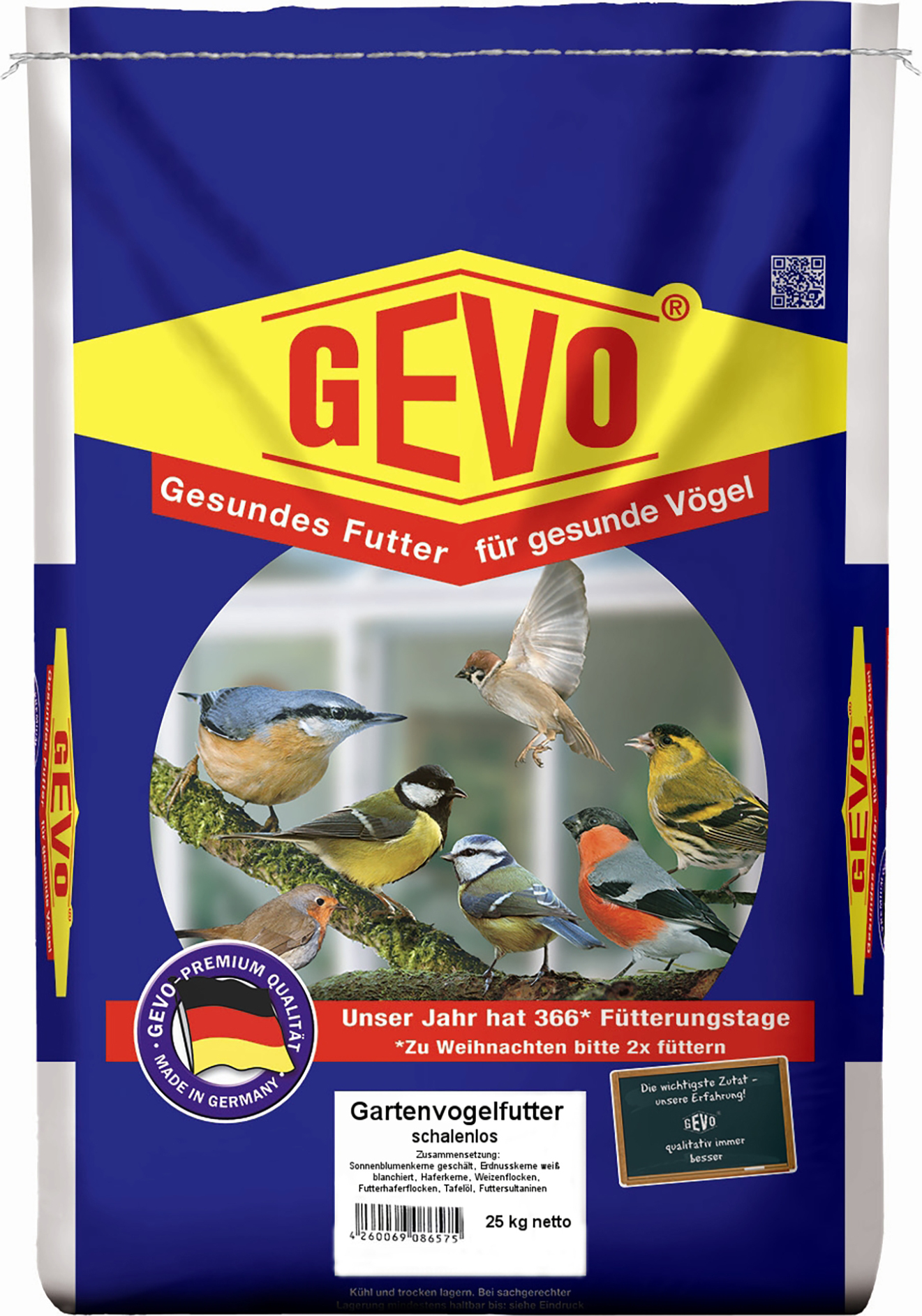 Gartenvogelfutter (25 kg) | Gartenvogelfutter von GEVO 900186-gv