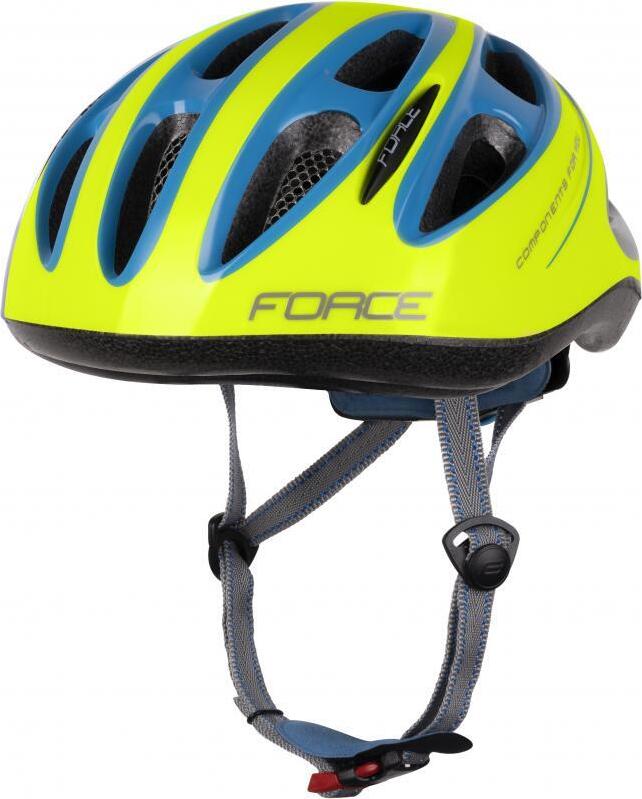 Helm FORCE LARK gelb-blaue M (54-58 cm) %%% 902221
