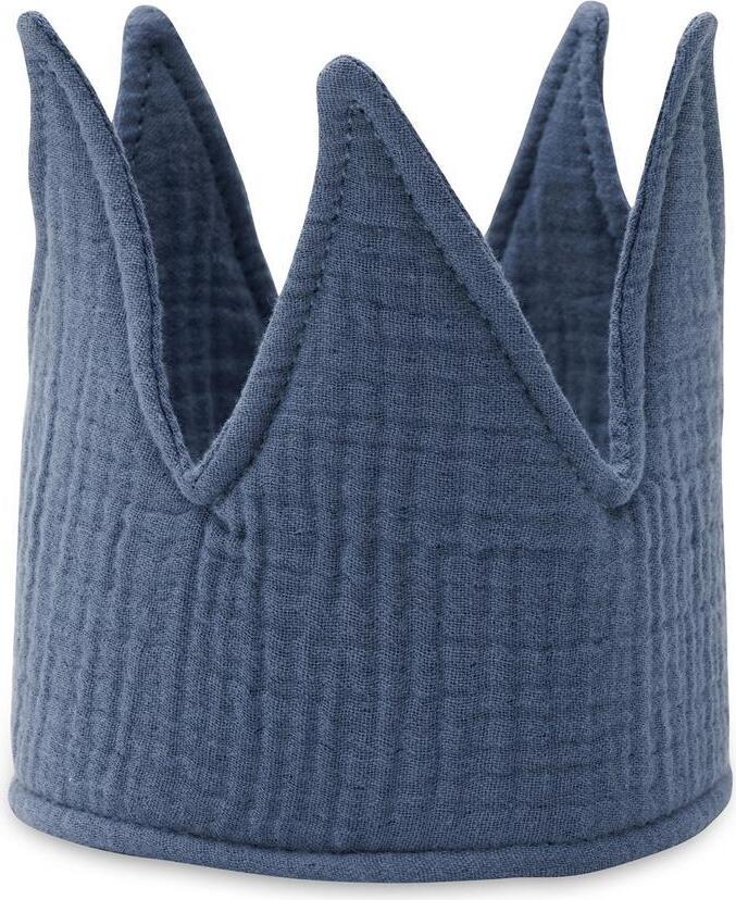 Jollein-Geburtstagskrone 12x35cm Jeans Blue-Blau