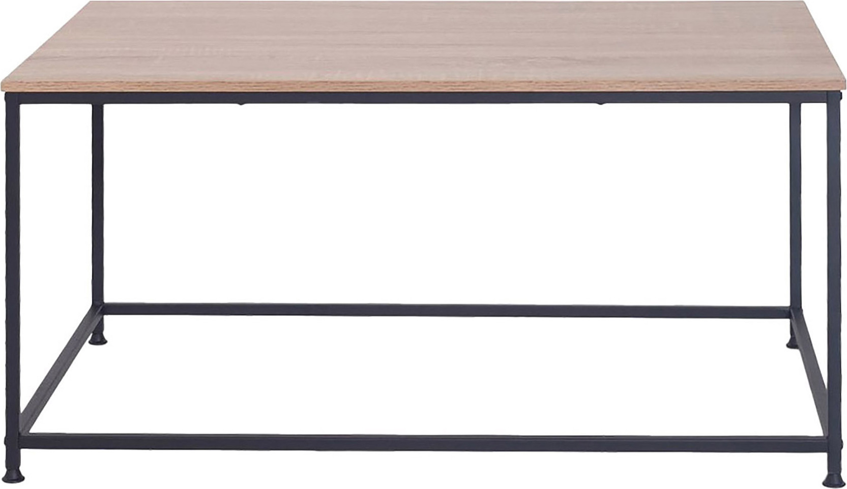 riess-ambiente Industrial Couchtisch SLIM LINE 90cm natur schwarz Metall Tisch Beistelltisch Ablage 46243
