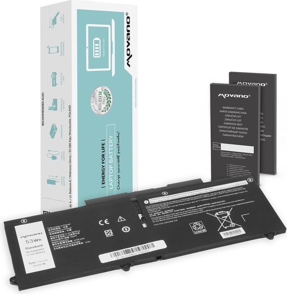 FK0VR Akku für Dell Latitude 5330 5430 5530 7430 7330 Precision 3570