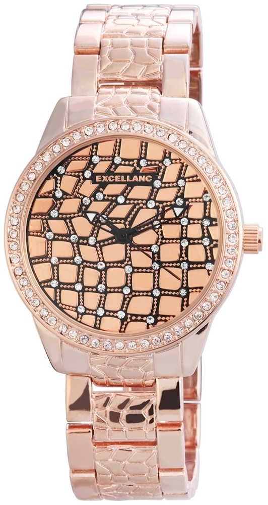 Excellanc Damenuhr mit Metallarmband 150935500006