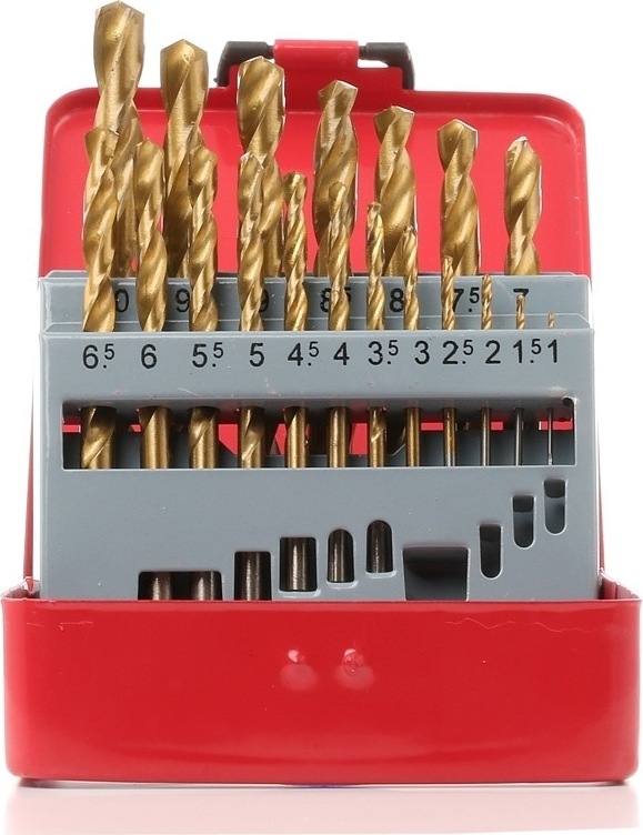 ENERGY TiN-beschichteter Stufenbohrer NE00462, 19 Stufen, Bohrdurchmesser von 1 bis 10 mm