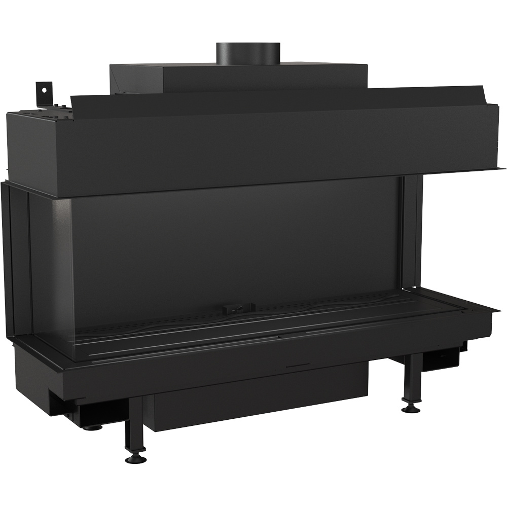 Plynový krb Leo 100 Triple Glazing Propan ∅ 100/150 8,2 kW