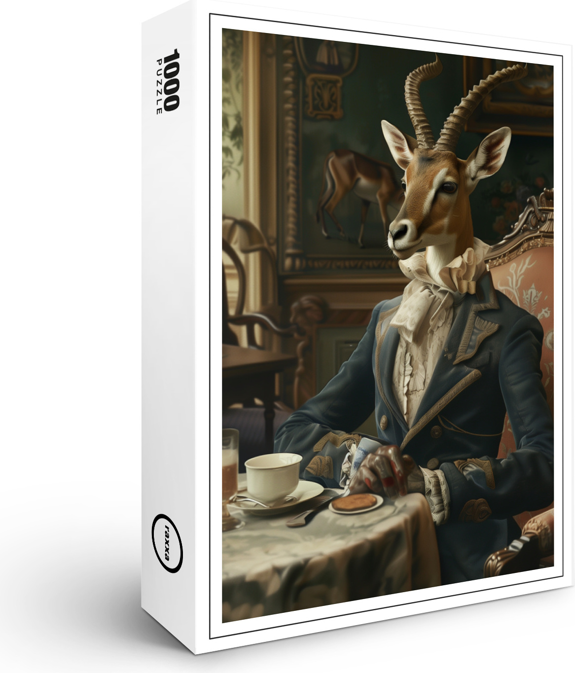 raxxa Premium-Puzzle "Verhandlungen bei Tisch", 1000 Teile 1-14270-15735-245