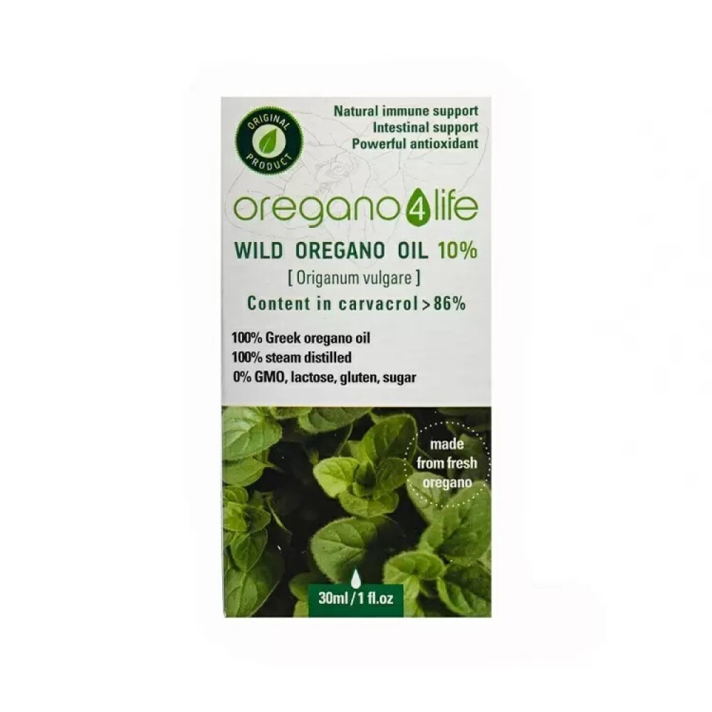 Oregano4Life Wildes Oreganoöl 10 % 30 ml – ätherisches Oreganoöl, Immunverstärke