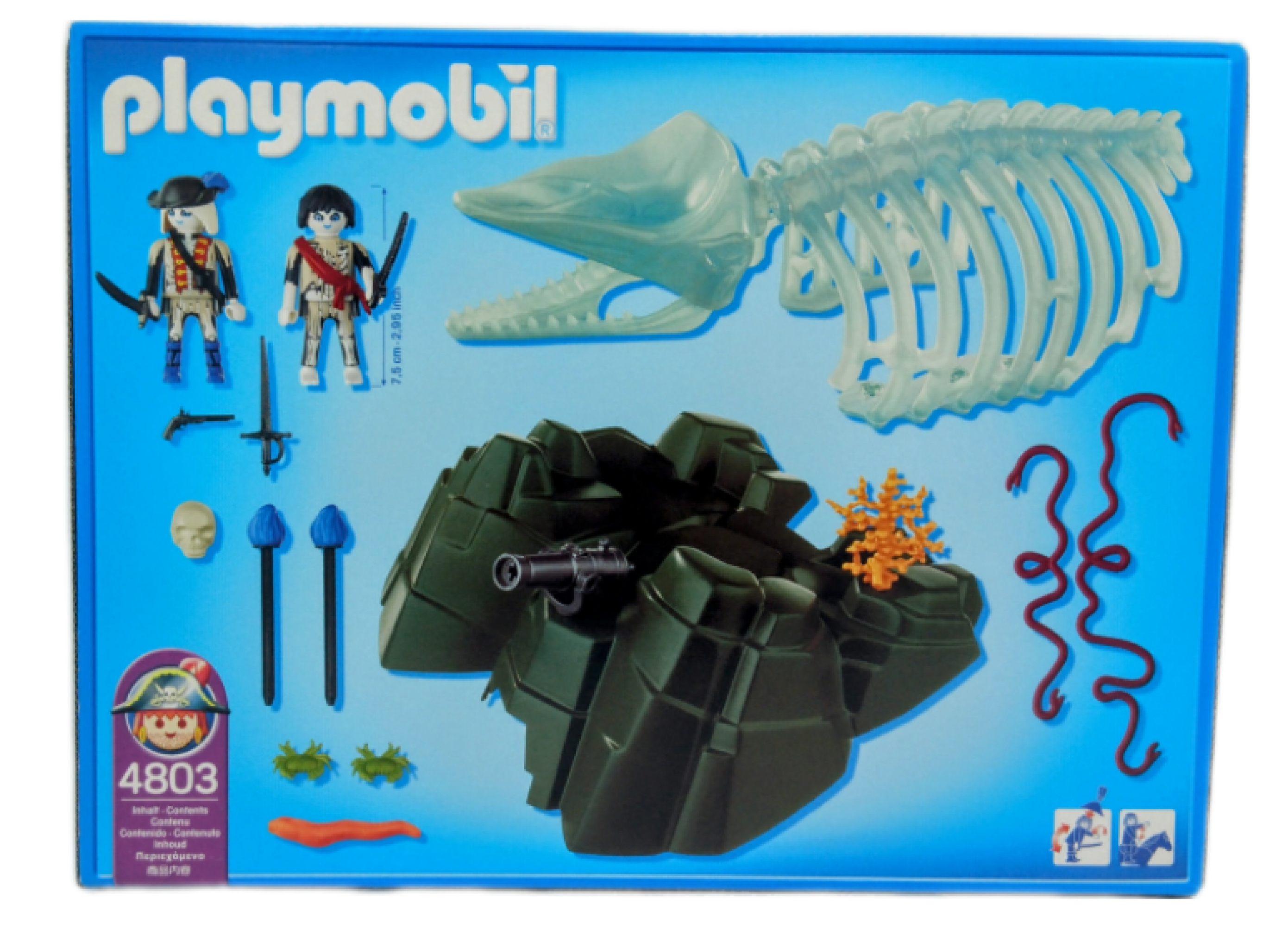 PLAYMOBIL 4803 Piraten Geisterwalskelett