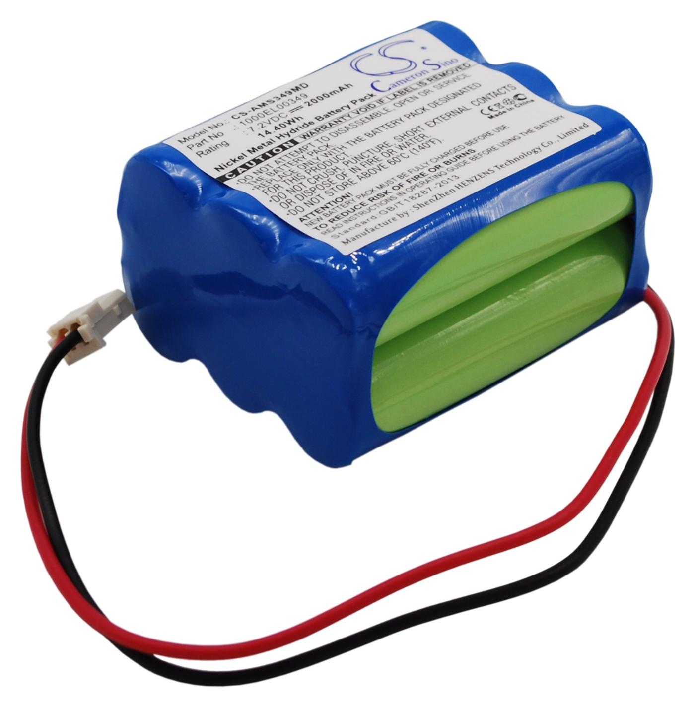 TECHTEK Akku Kompatibel mit [Alaris Medicalsystems] Carefusion, GW Volumetric pump, IVAC Pompe Asena GW, Pompe Volumetrique Asena GW, volumetric infu