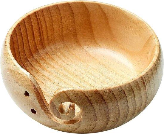 Famanu Holz Garn Halter - Praktisch und Stabil für Strick- und Häkelprojekte SHSHOP
