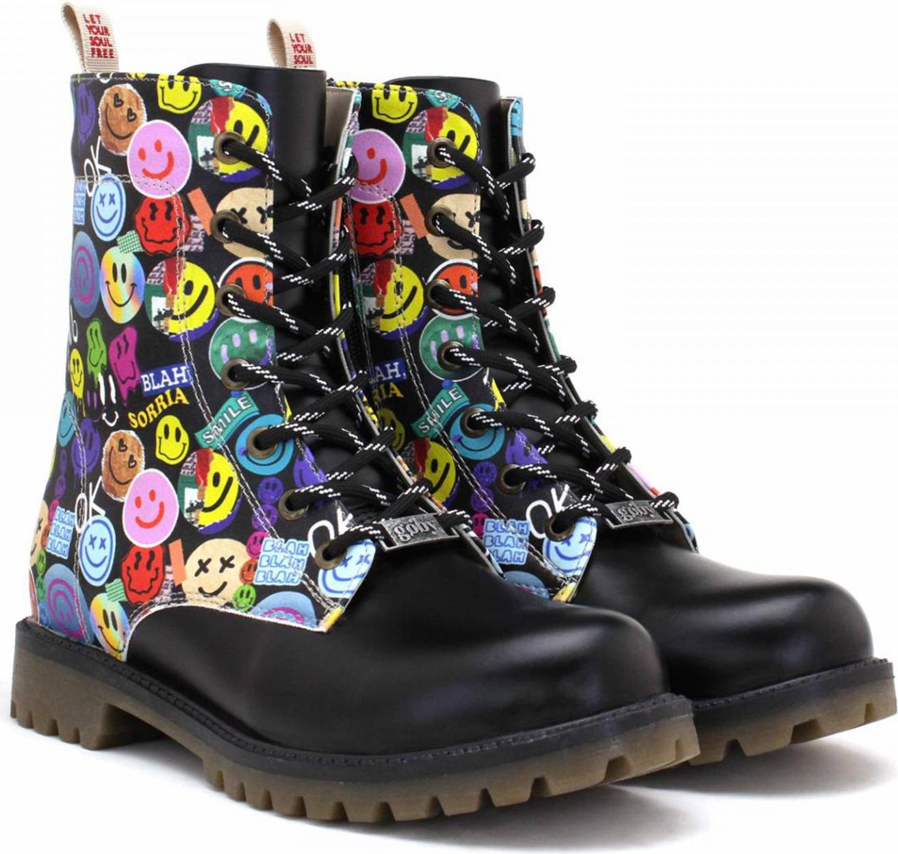 Damenschuhe Goby Stiefelette zum Schnüren RUGM116 42