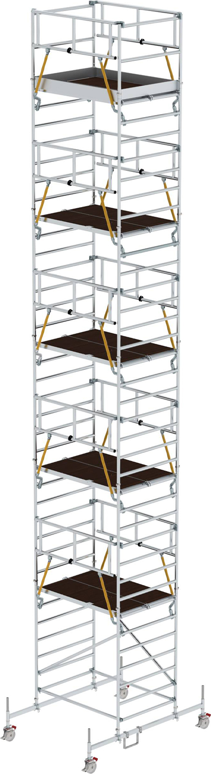 MUNK Rollgerüst SG mit Doppelplattform 1,35x1,80m Plattform 12,54m AH 173037