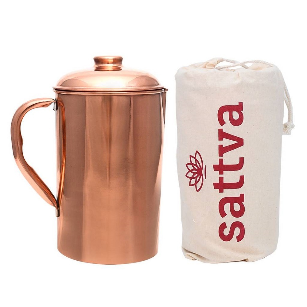 Sattva Group Sattva Kupferkrug 1950ml – Elegantes Design und Großes Fassungsvermögen