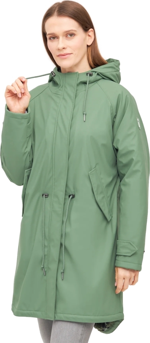 DERBE HAMBURG W-01-PU-FRIESE_TIDAHOLM_LEO_AS Damen Winter Parka W-01-PU-Friese_Tida_leo_AS-0590-9610-38