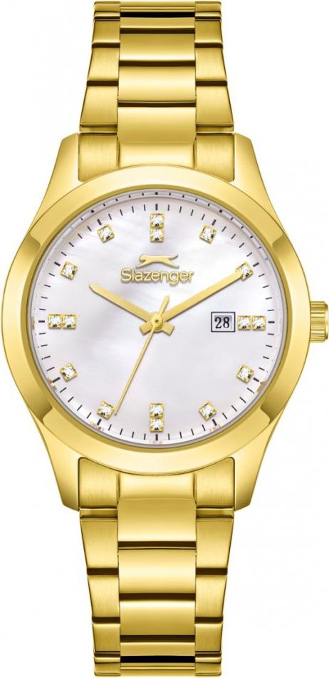 Damen Armbanduhr SLAZENGER SL.9.2465.3.04 in Goldfarbe. SL.09.2465.3.04