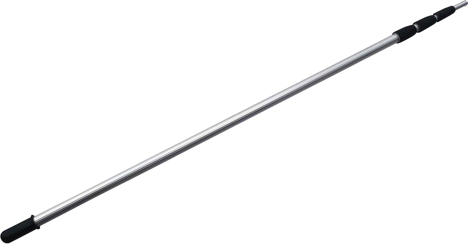 FenWi Profi-Alu-Teleskopstange stufenlos bis 600cm Aluminium Teleskopstiel 6 m I 4-tlg. Teleskopstab FW-TS-600