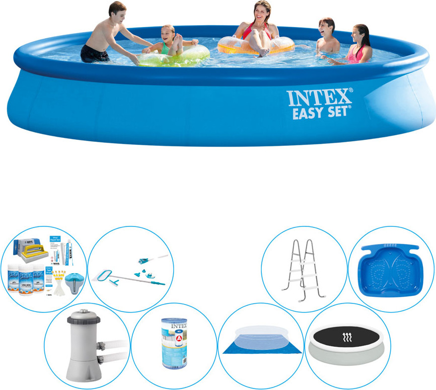 Balenie bazéna - Intex Easy Set Round 457x84 cm