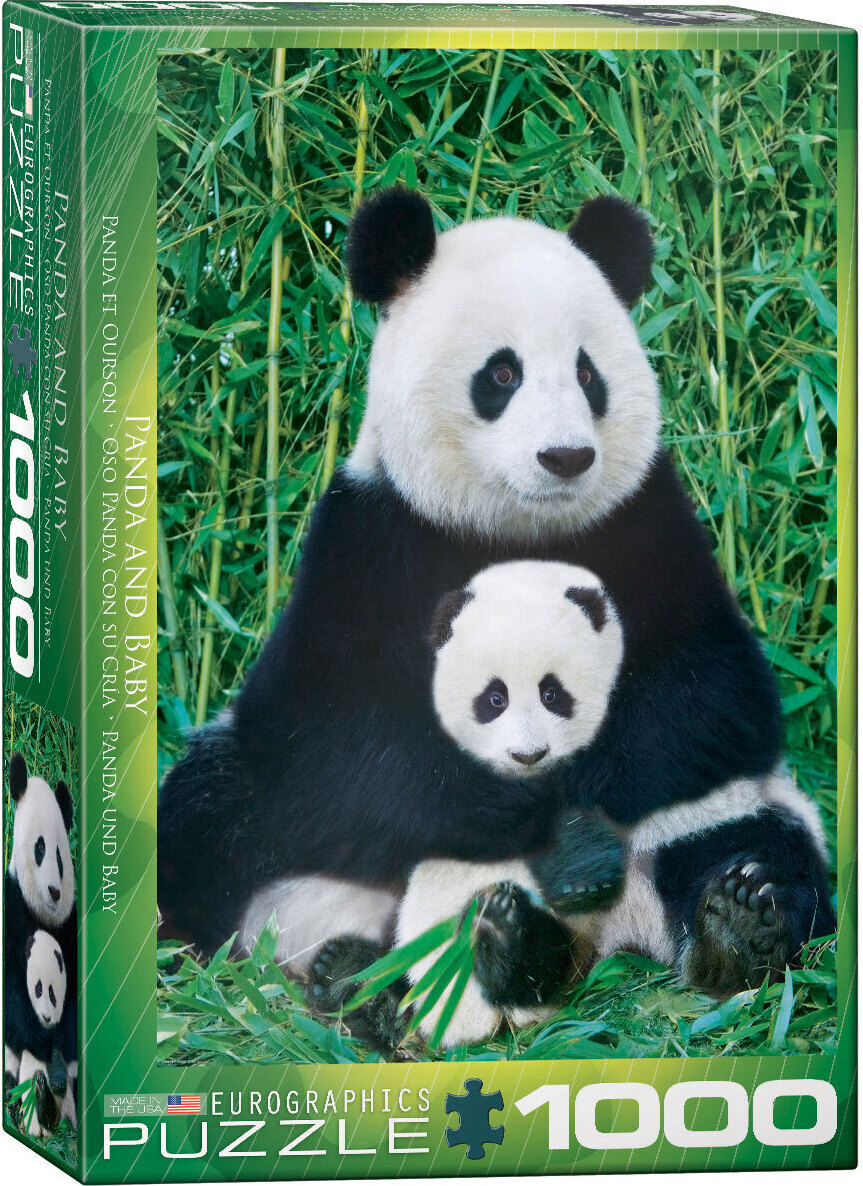 Empireposter 1000 Teile Puzzle Panda Bär & Baby 856760