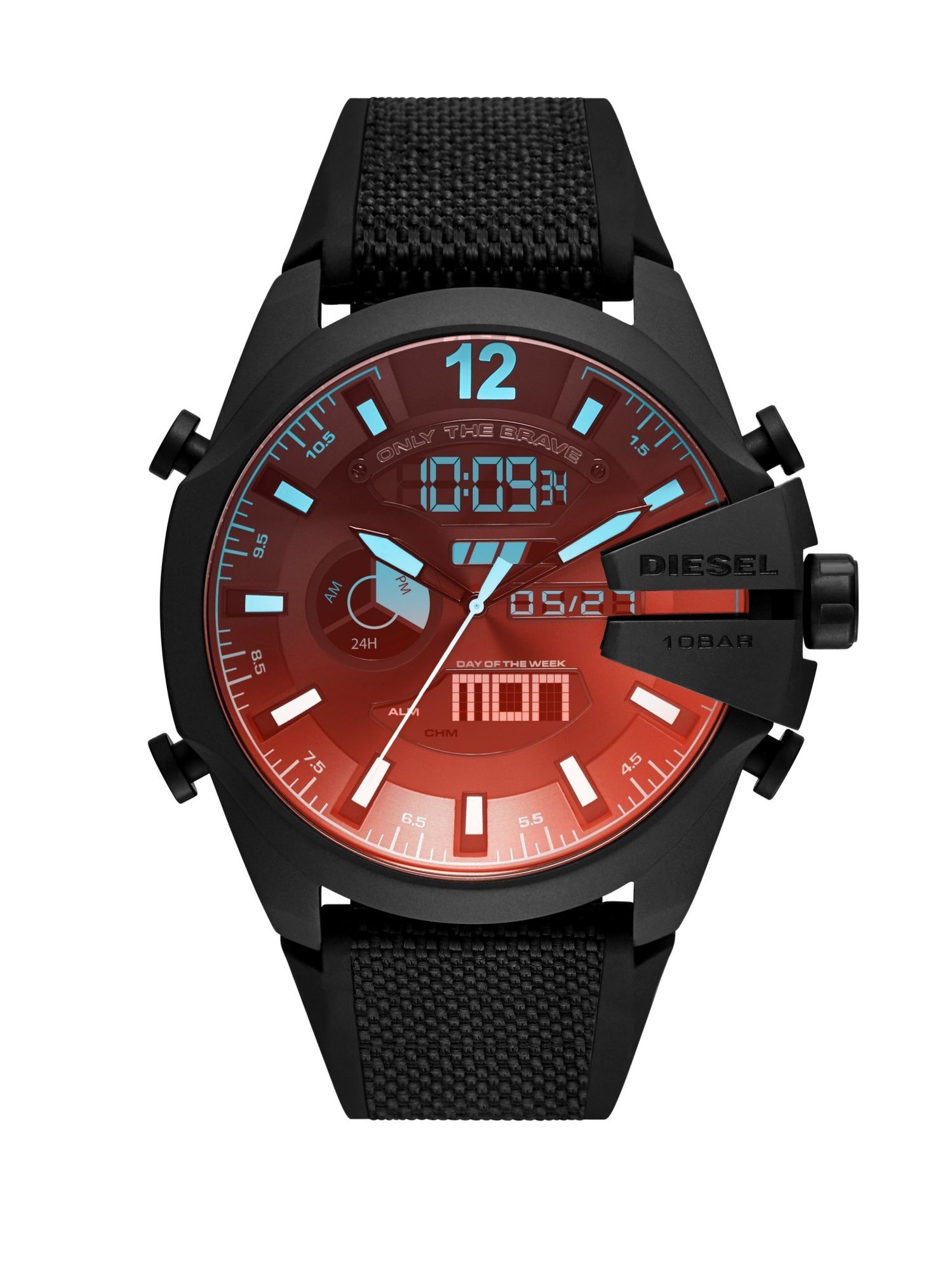 Diesel analógové digitálne pánske hodinky 'Mega Chief' DZ4548