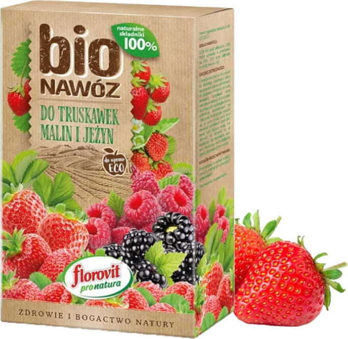 GRUPA INCO Florovit Dünger für Erdbeeren, Himbeeren, Brombeeren, granuliert 1,1 l