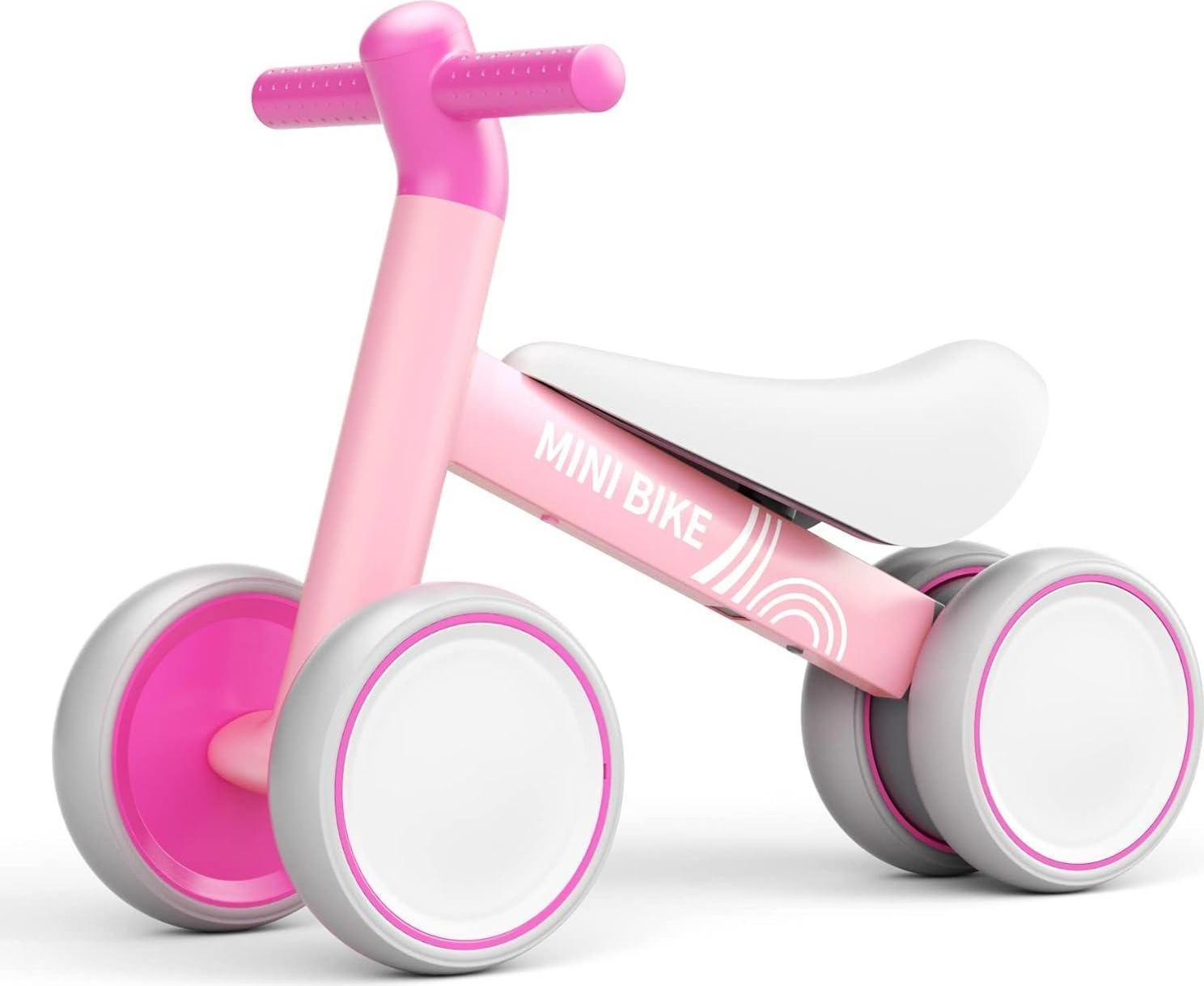 Sonstige KORIMEFA Kinder Laufrad ab 1 Jahr, Balance Fahrrad Spielzeug 10-24 Monate Baby, Rutschrad Rosa