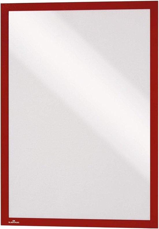 OEM Informationsrahmen A3 - Posterhalter - Informationen präsentieren - Selbstklebend magnetisch - A3 Größe - rot 2026