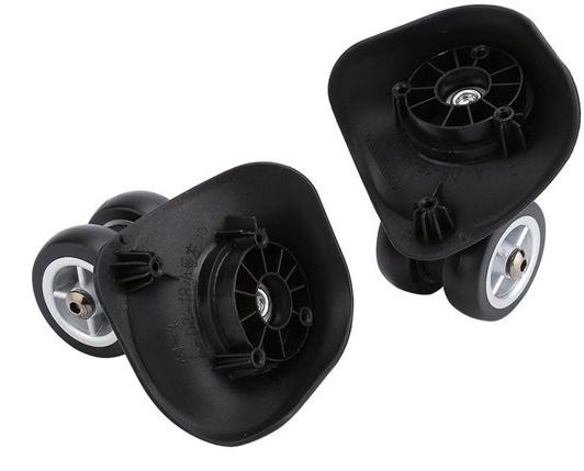 OEM PVC-Trolleywielen - 2 Stuks - Schwenkbar - Ondersteuningswielen - Geschikt für Reisetaschen 2026