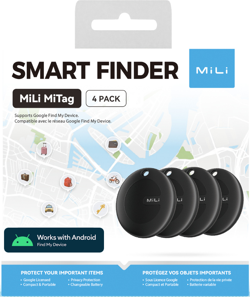MILI MiTag Go Android 4er Pack MiTag-4