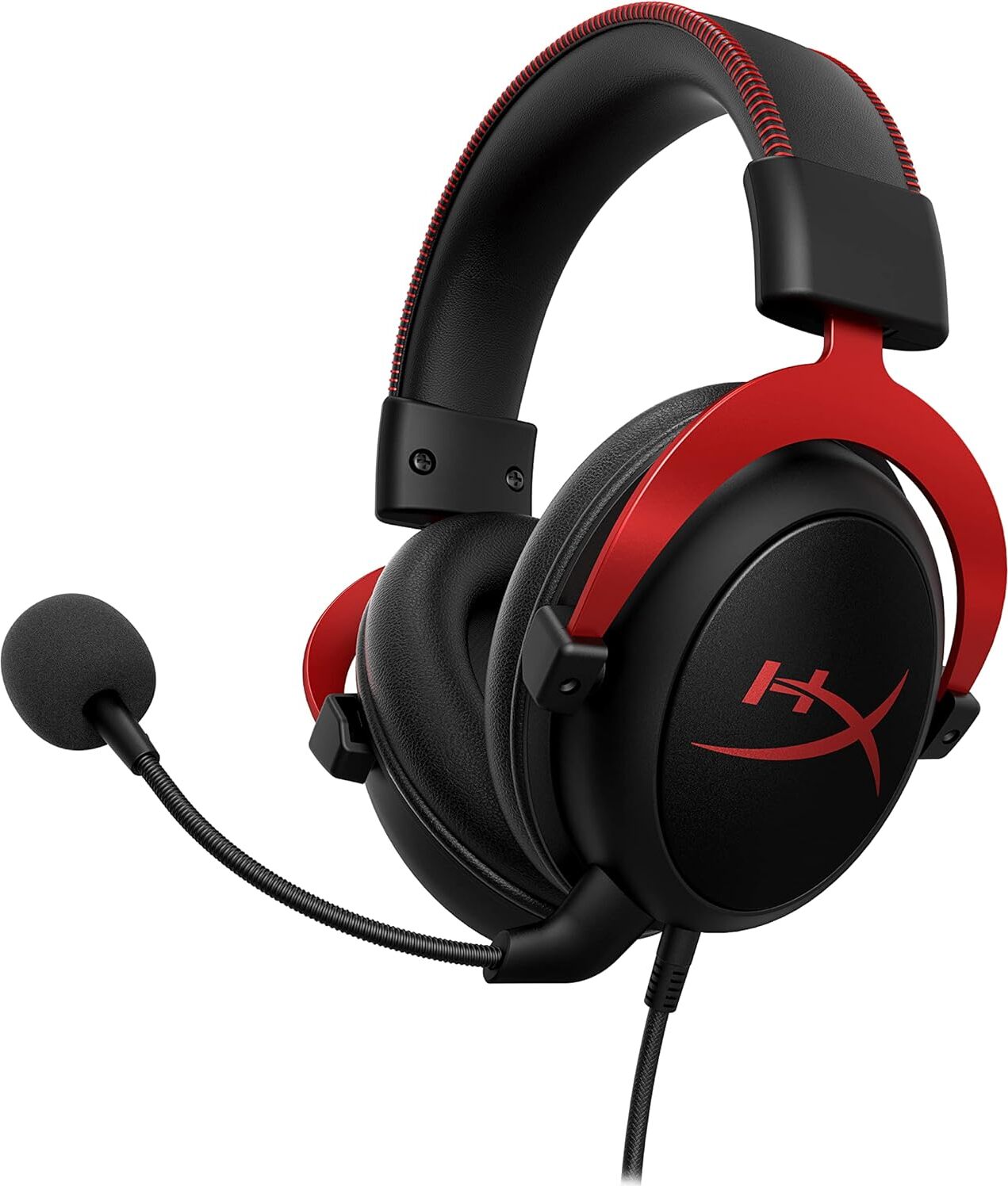 HyperX Gaming Kopfhörer (für PC/PS4/Mac) in Rot Für das beste Klangerlebnis laden Sie bitte die neueste Firmware-Version (0010) von der Hersteller-Website