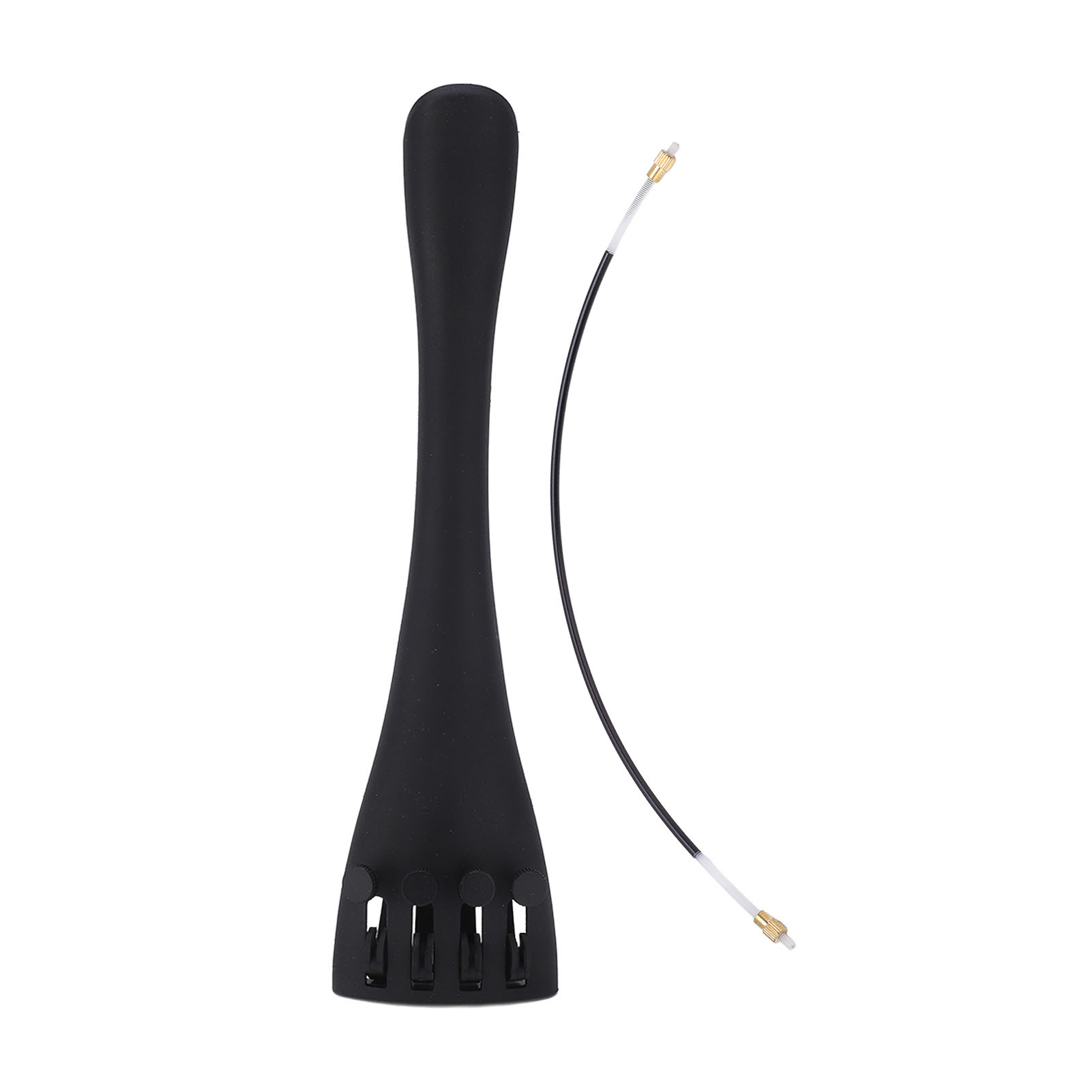 Cocosity 4/4 Cello Saitenhalter,Carbon Fiber Saitenhalter,Cello Komposit Saitenhalter,4 Tuner Cello Saitenhalter,Saitenhalter mit Nylon Darm,Cello Feinstimmteile