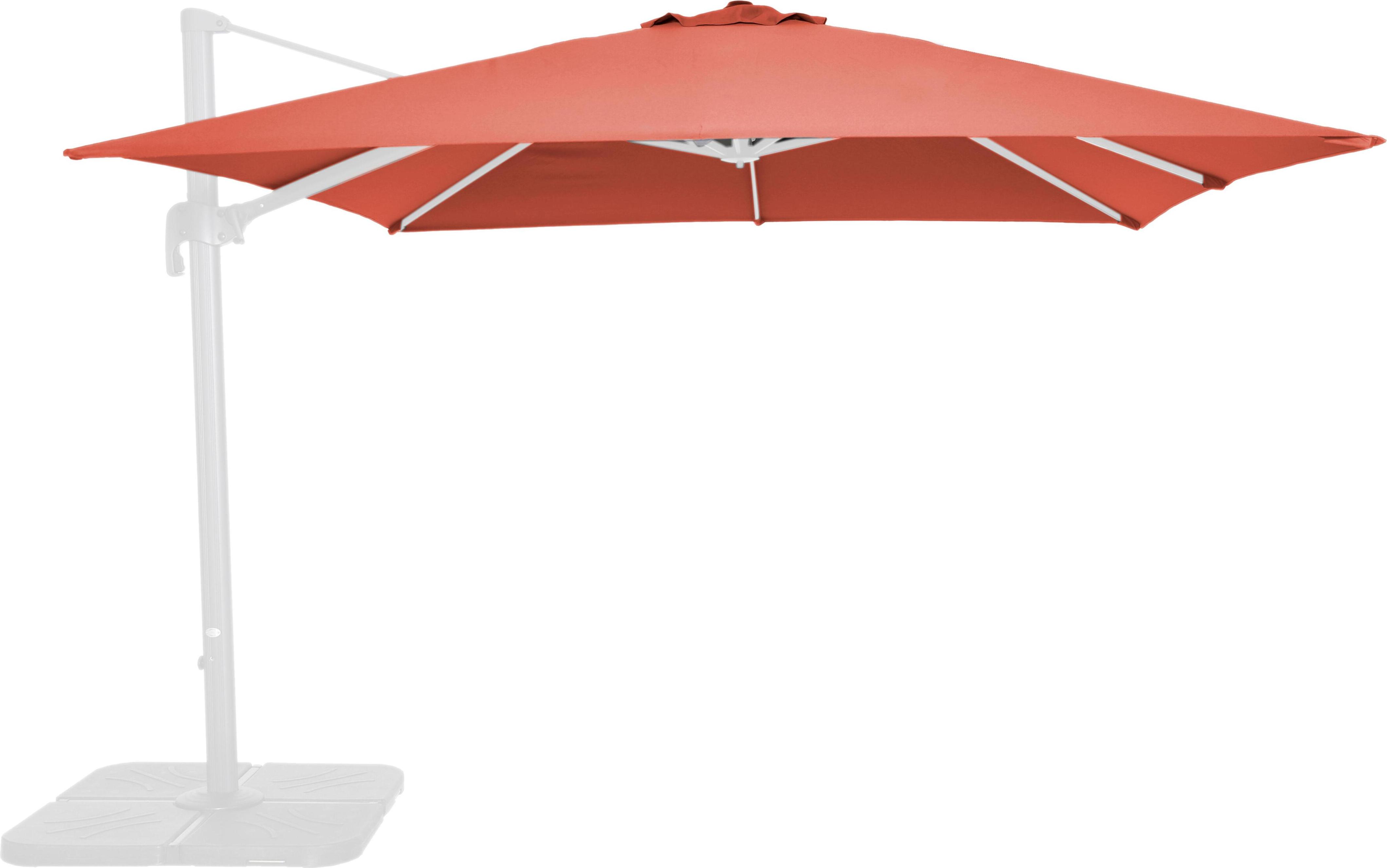 Schirmdach für terrakottafarbenen Sonnenschirm 3x3 m - Oviala Malaga 114737