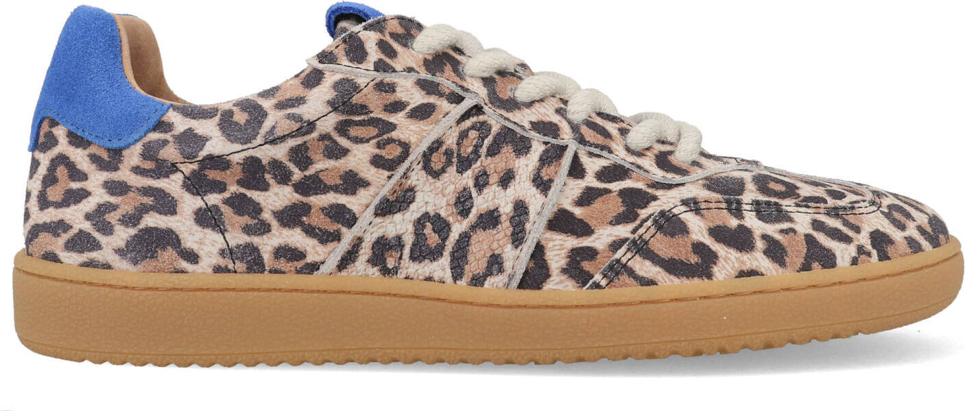 DWRS POONA Leopard Kobalt Sneakers 39 EU Beige