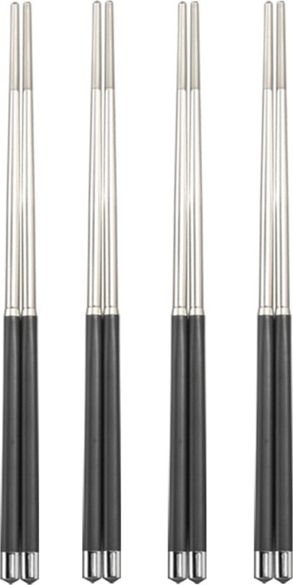 8 Reggibacchette In Acciaio Inox 304, Neri, Lavabili In Lavastoviglie, Dimensioni 2,3 Cm, Per Bacchette, Posate E Cucchiaini