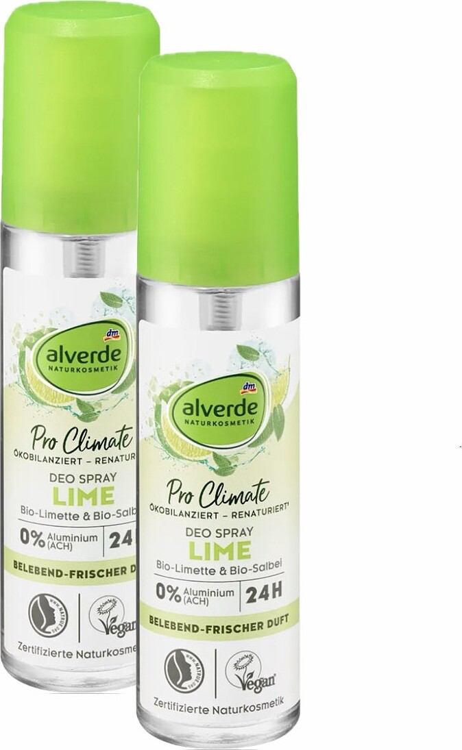 Dm-Drogeri markt 2 x Alverde - Deo Zerstäuber - Bio-Limette & Bio-Salbei (2 x 75ml) al-2753-2x