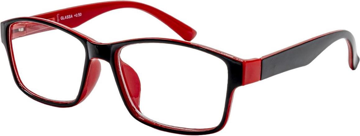 GLASSA Lesebrille G 129, 3,00 dio, rot