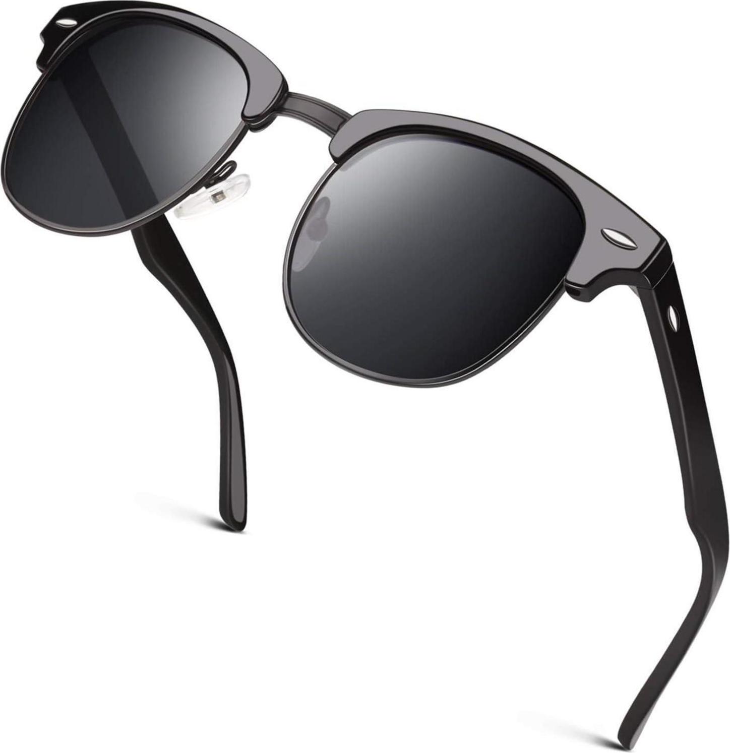 Sonstige GQUEEN Horn Halbrahmen Polarisierte Sonnenbrille UV400 Schutz