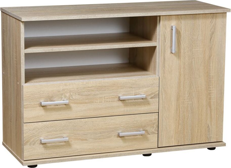 Steiner Shopping Kommode Tandil 07, Farbe: Eiche Sonoma - 82 x 120 x 45 cm (H x B x T)