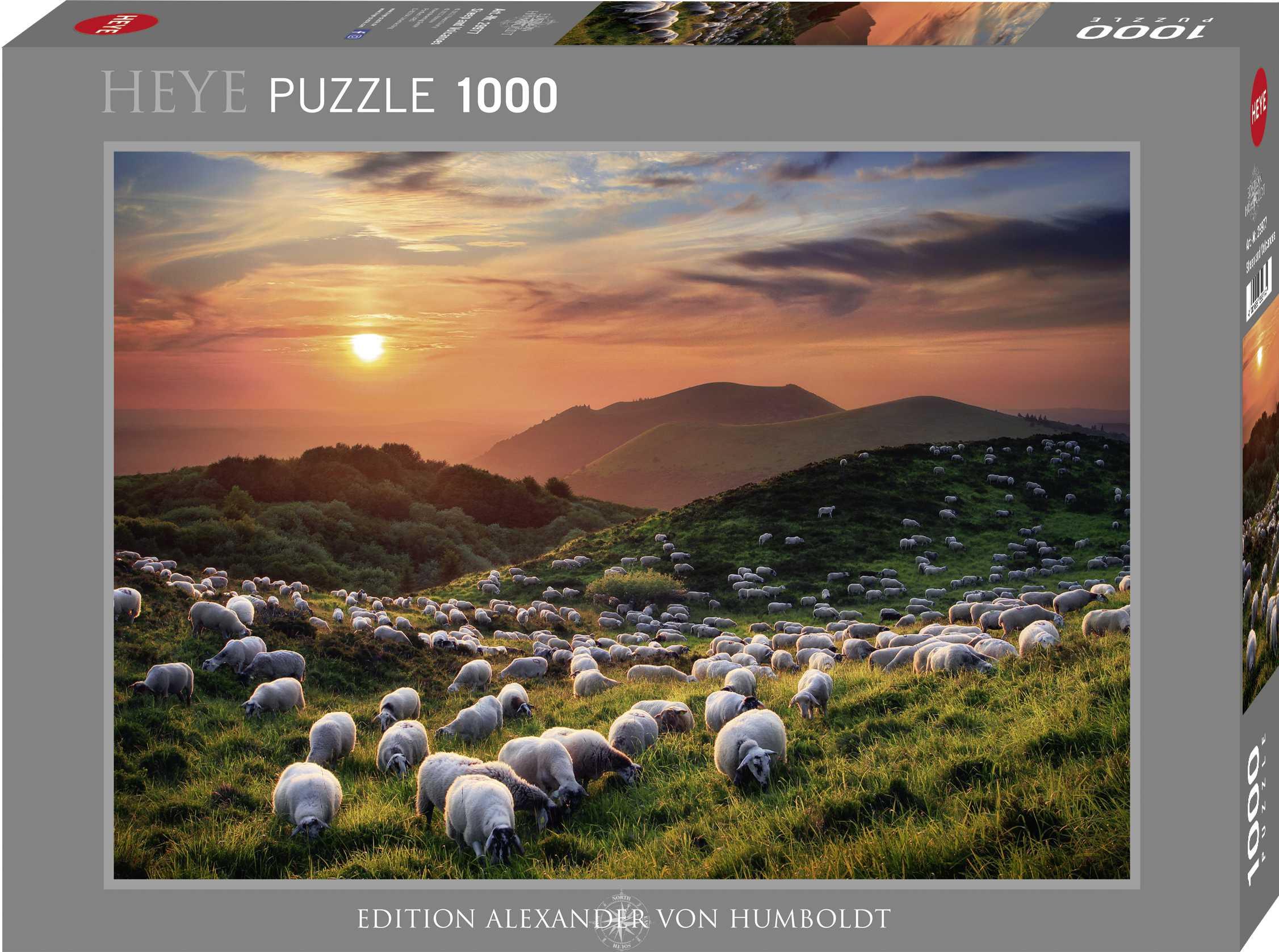 HEYE Puzzle Schafe und Vulkane 1000 Teile 299774