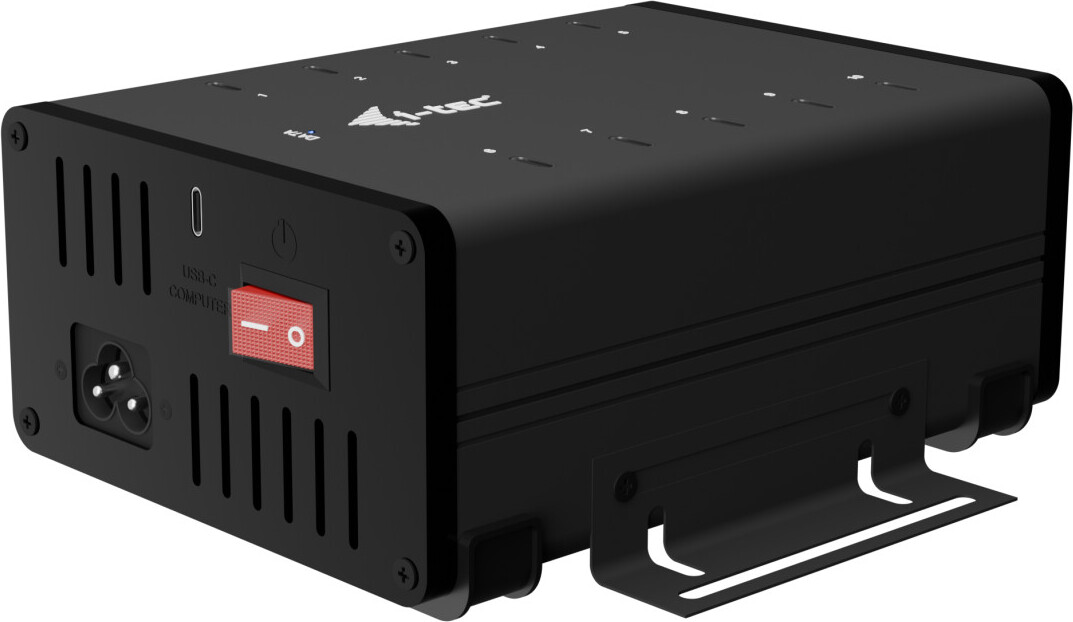i-tec CACHRGHUB10CIT, Vnútorný, AC, 12 V, Čierna