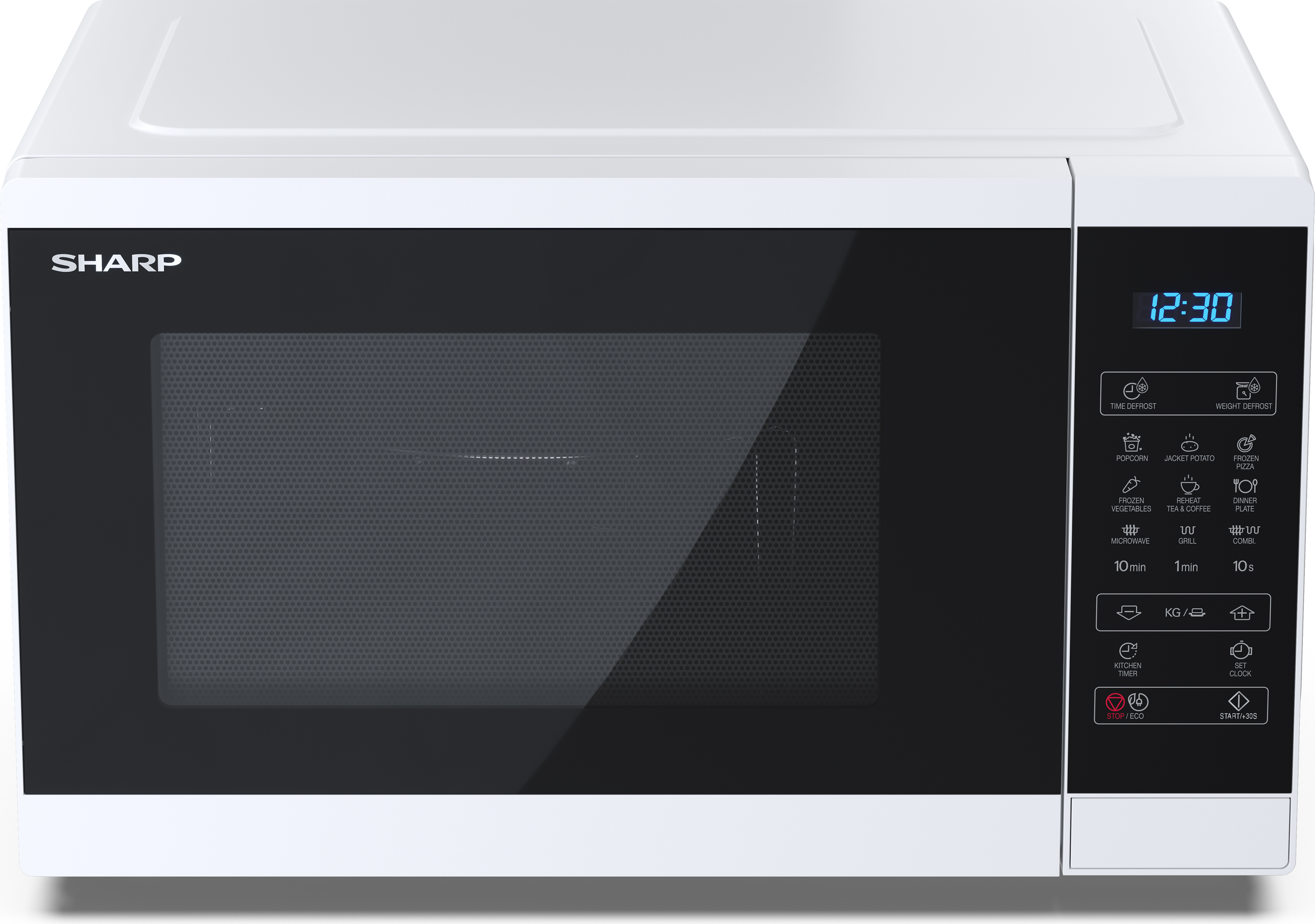 SHARP Sharp | Microwave Oven with Grill | YC-MG252AE-W | Free standing | 25 L | 900 W | Grill | White