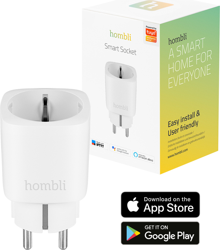 Hombli smarte Steckdose EU, weiß HBSS-0109