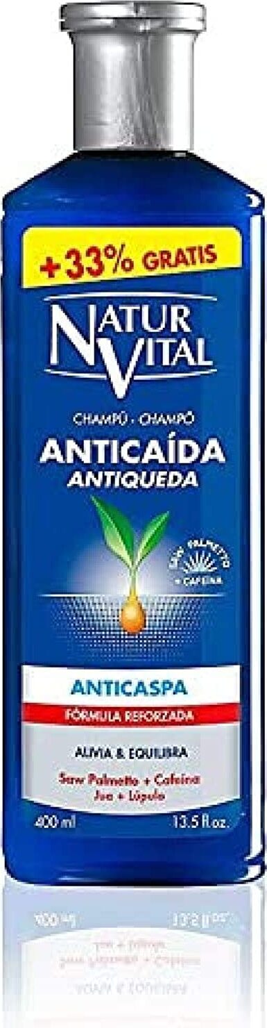 NaturVital Natur Vital Šampón proti vypadávaniu vlasov zabraňujúci vzniku lupín, 300ml