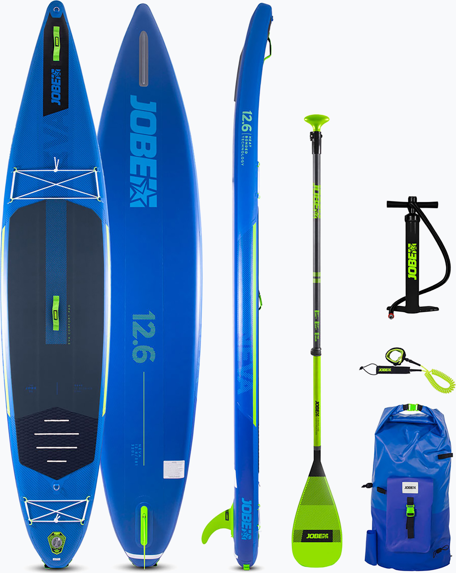 Jobe NEVA SUP 12.6 Balík Surf SUP Stand up Paddle Board Komplettset