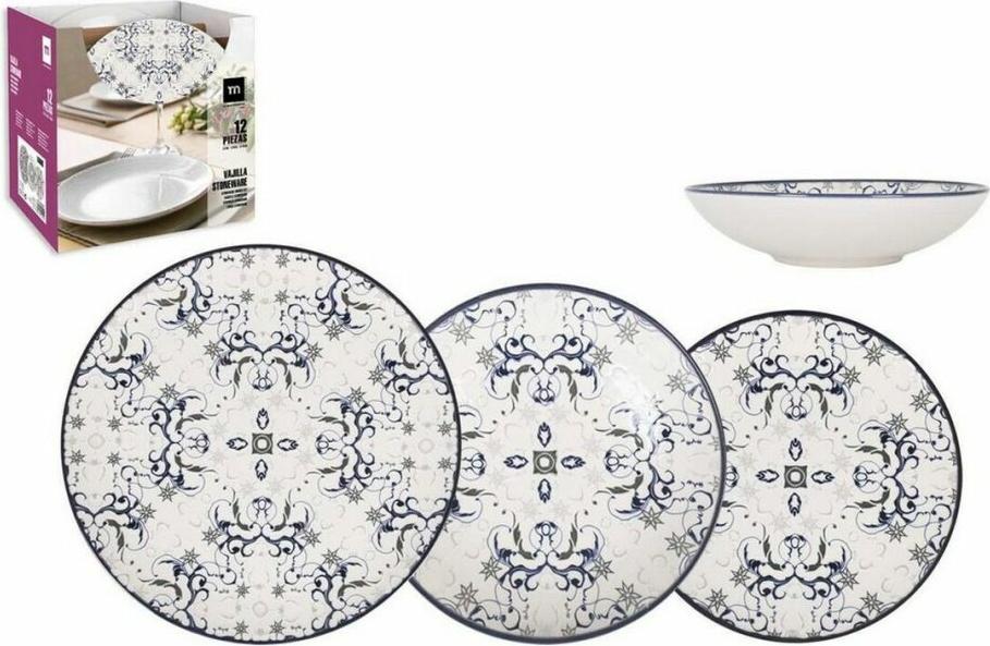 Geschirr-Set La Mediterránea Tesa 12 Stücke Porzellan (2 Stück)