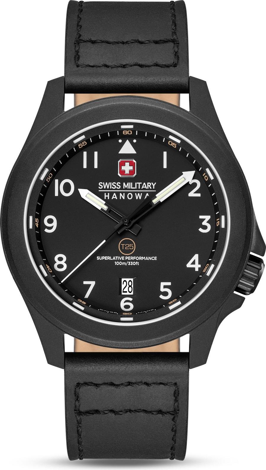 Swiss Military Hanowa Schweizer Militär Hanowa Herren Fieldmaster Tritium Uhr SMH-SMWGB0005241