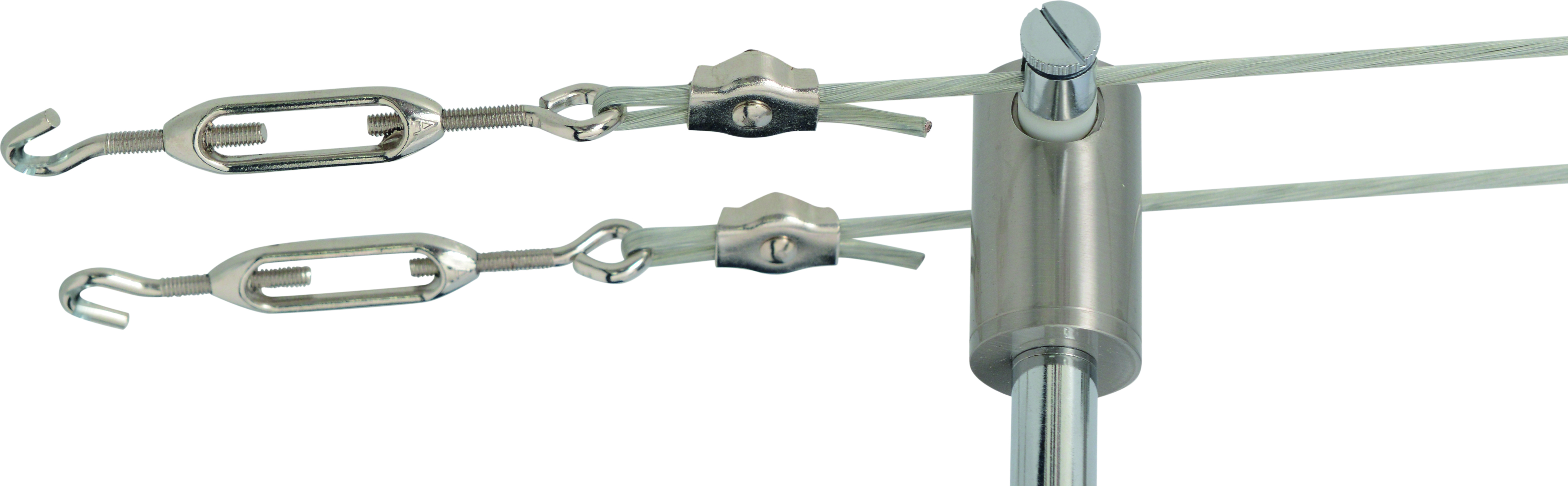 Näve - LED Seilsystem, Ponte, Drahtlänge: 2x5m Seil: 3mm mit PVC Umhüllung; 1250942