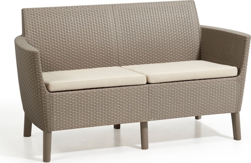 KETER Pohovka SALOMON 2 seater sofa | cappuccino