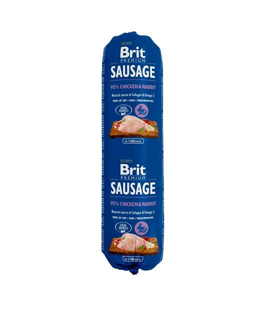 Brit Hühnerwurst & Kaninchen 800 g 4,99