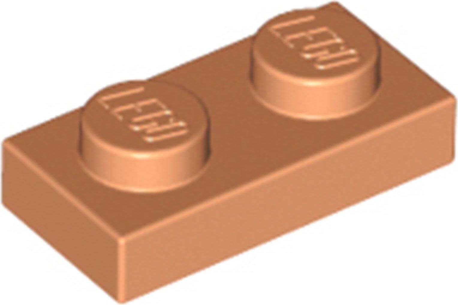 1 Stück LEGO, Teil Nr. 3023 in Nougat (Nougat) 3023-Nougat (Nougat)-1 Stück-129