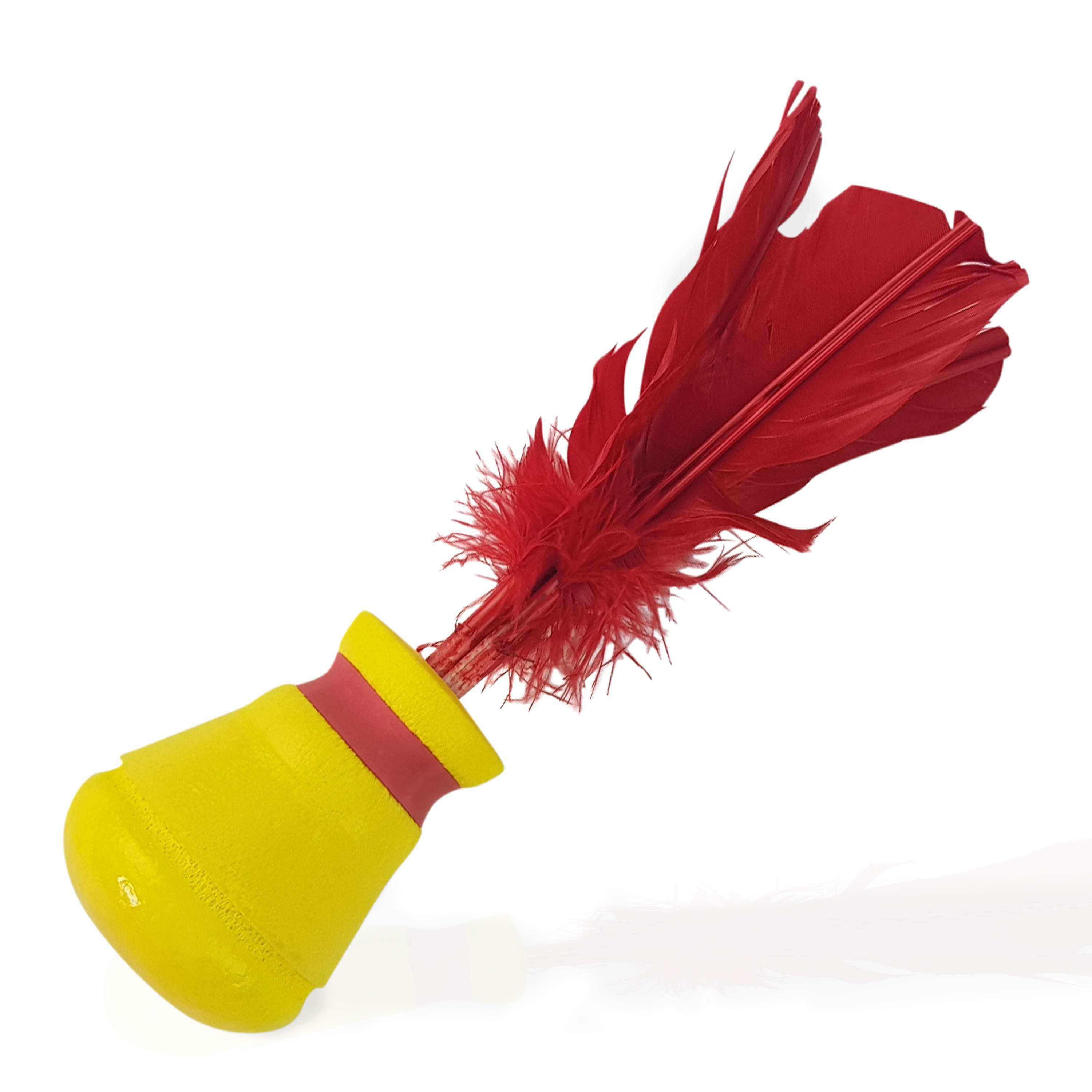 Indiaca Play - Indiaca Spiel - Peteca Spiel - Indiaca Ball - Federball Spiel - Handschlagball 08BRSGA001