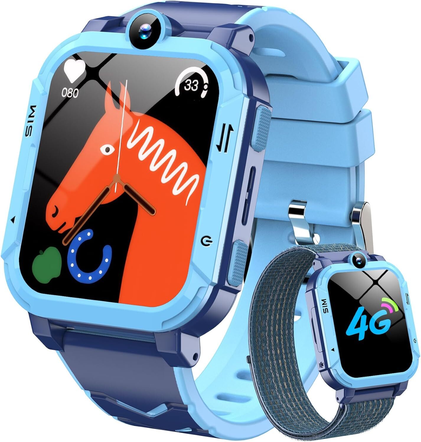 pre chlapcov a dievčatá s funkciami 4G, SOS tiesňové volanie, telefonický hovor, videohovor, hlasový chat, SMS, školský režim,